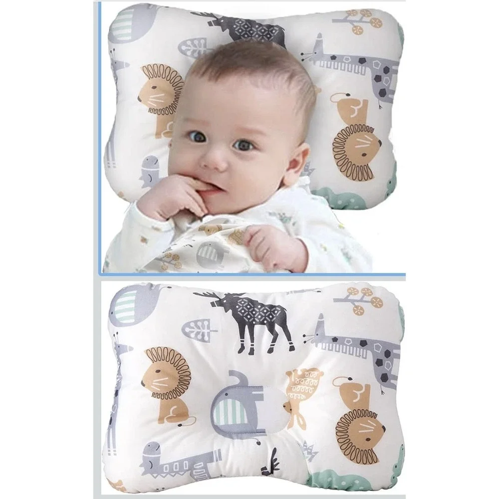 Welslife Hypoallergenic Baby Head Neck Support Organic Cotton Cover Machine Wash